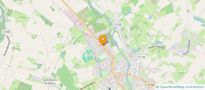 localisation de l'entreprise ARTH DE POSE 47  NERAC