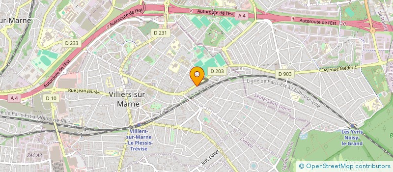 localisation de l'entreprise ARTH RENOV à VILLIERS-SUR-MARNE