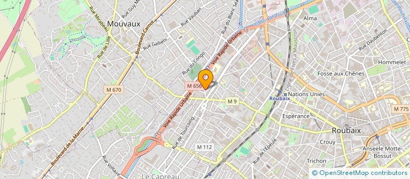 localisation de l'entreprise ARTH'UP CONSEIL  TOURCOING