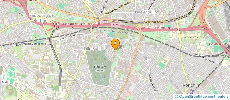 localisation de l'entreprise ARTHABITAT à LILLE