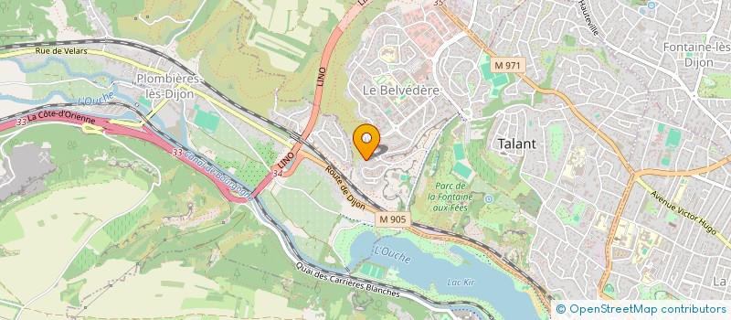 localisation de l'entreprise ARTHALEX  TALANT