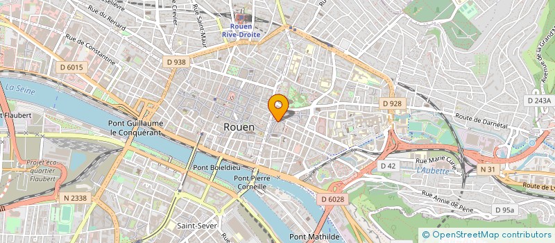 localisation de l'entreprise ARTHE à ROUEN