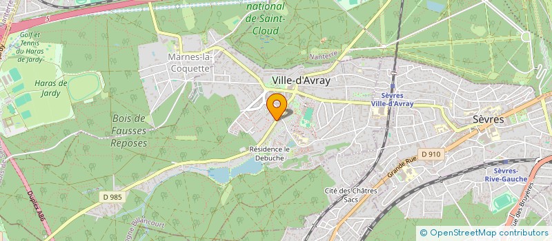 localisation de l'entreprise ARTHEA CONSULTING  VILLE-D'AVRAY