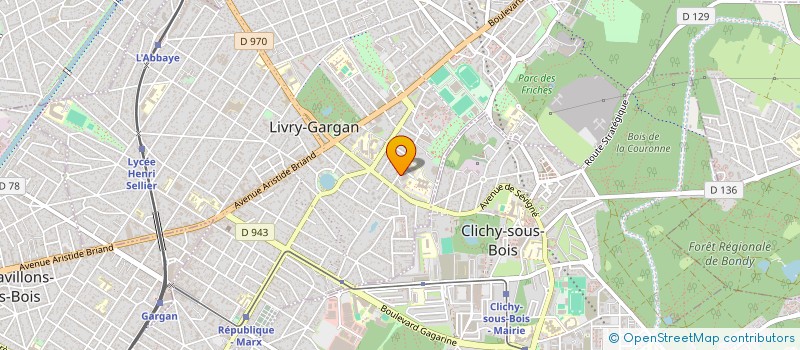 localisation de l'entreprise ARTHEAS  LIVRY-GARGAN