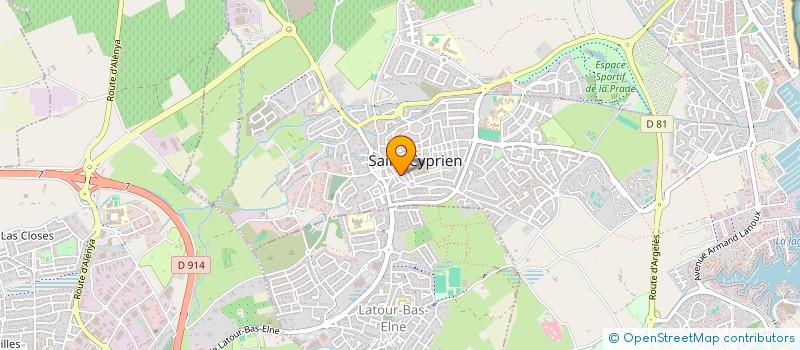 localisation de l'entreprise ARTHEBROC à SAINT-CYPRIEN