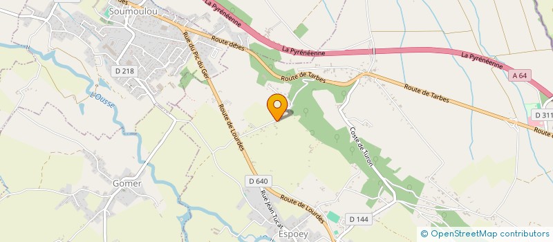 localisation de l'entreprise ARTHEC  ESPOEY