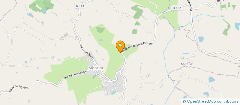 localisation de l'entreprise ARTHELEME  MONCLAR