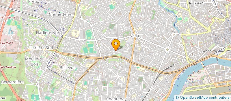 localisation de l'entreprise ARTHELI à NANTES