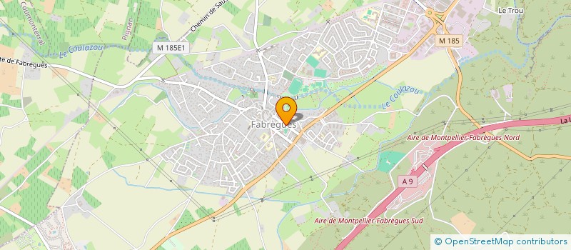 localisation de l'entreprise ARTHELIS à FABREGUES