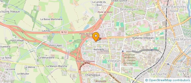 localisation de l'entreprise ARTHELO  RENNES