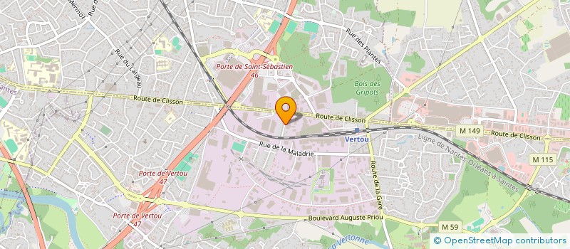 localisation de l'entreprise ARTHELON PARTICIPATIONS à VERTOU