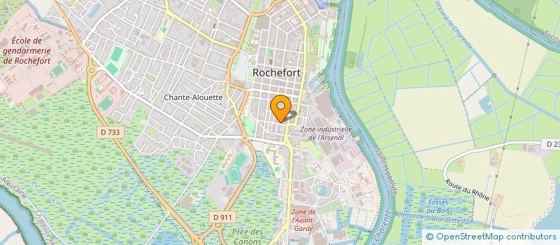 localisation de l'entreprise ARTHEM TOTEM  ROCHEFORT