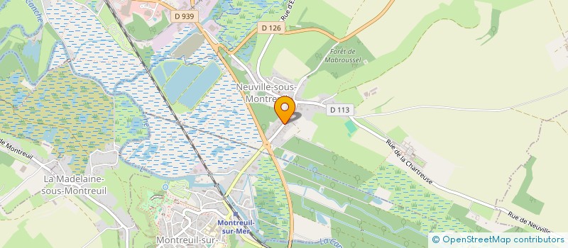 localisation de l'entreprise ARTHEMA  NEUVILLE-SOUS-MONTREUIL