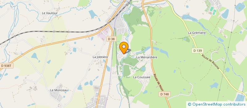 localisation de l'entreprise ARTHEMAUX  BRESSUIRE