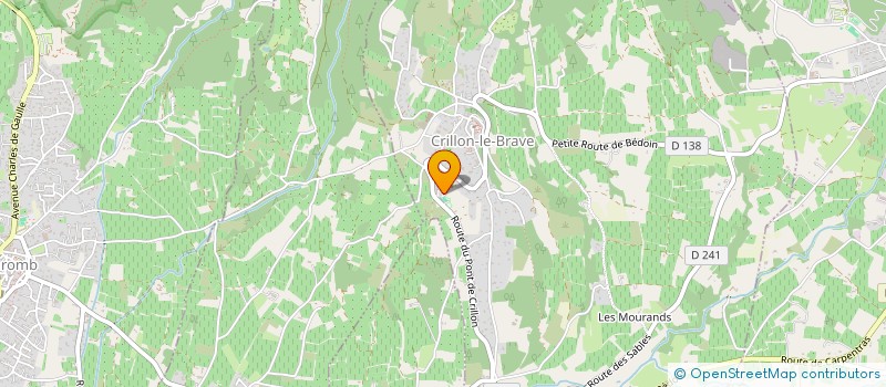 localisation de l'entreprise ARTHEME INTERNATIONAL  CRILLON-LE-BRAVE