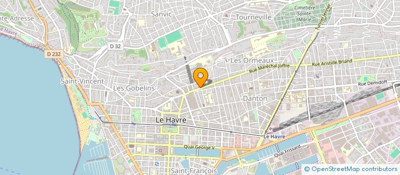 localisation de l'entreprise ARTHEMIS  LE HAVRE