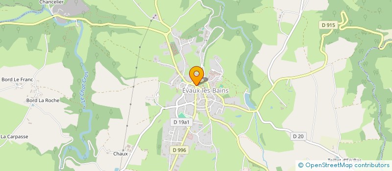 localisation de l'entreprise ARTHEMIS CONCEPT à EVAUX-LES-BAINS