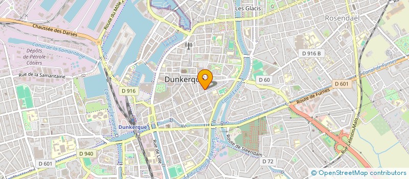 localisation de l'entreprise ARTHEMYS ASSURANCES à DUNKERQUE