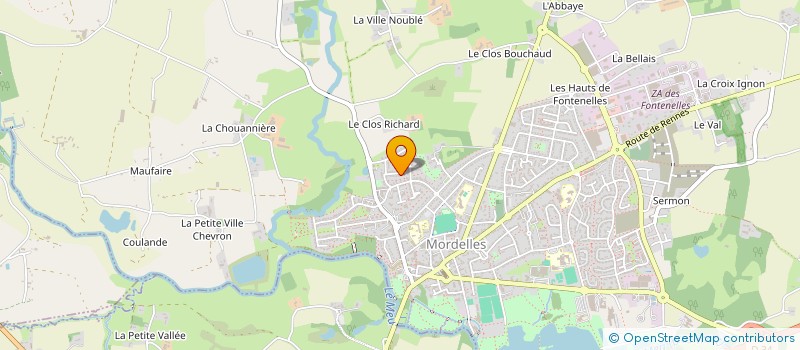 localisation de l'entreprise ARTHENA  MORDELLES