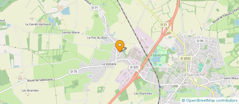 localisation de l'entreprise ARTHENI à LA GARNACHE