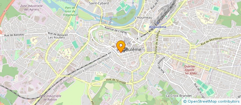 localisation de l'entreprise ARTHEO à ANGOULEME
