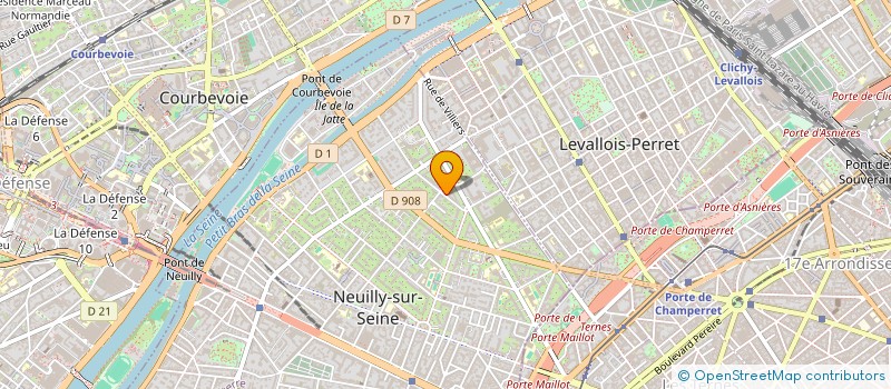 localisation de l'entreprise ARTHEO à NEUILLY-SUR-SEINE