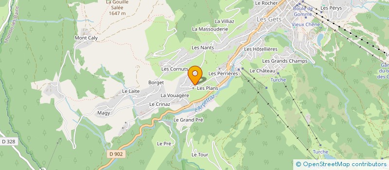 localisation de l'entreprise ARTHEO  LES GETS