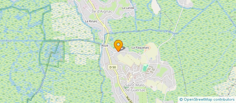 localisation de l'entreprise ARTHEO  SAINT-MALO-DE-GUERSAC