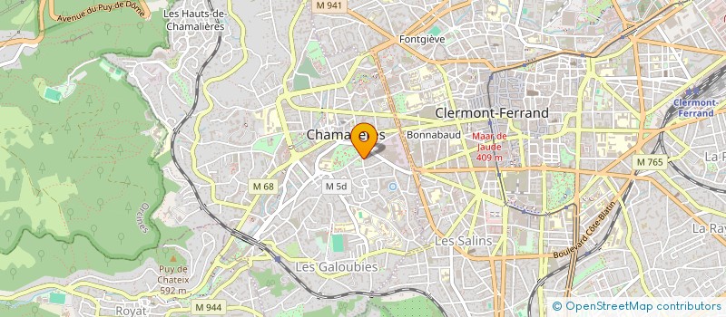 localisation de l'entreprise ARTHEO  CHAMALIERES