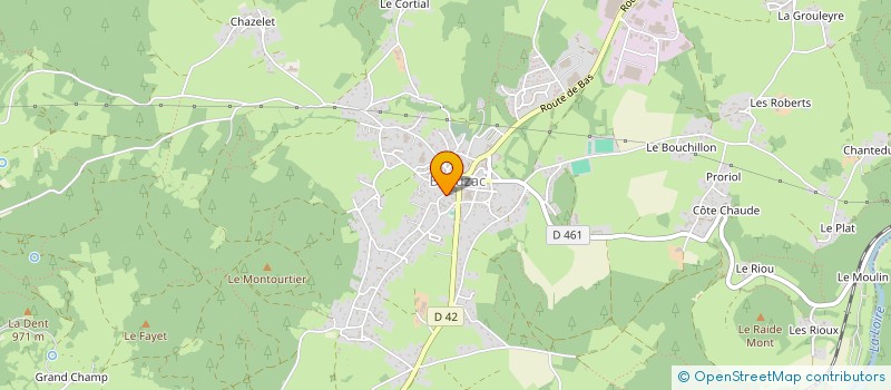 localisation de l'entreprise ARTHEON IMMOBILIER  BEAUZAC