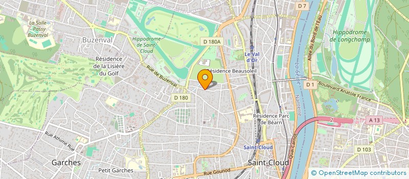localisation de l'entreprise ARTHERA à SAINT-CLOUD