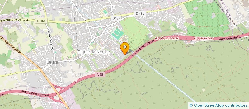 localisation de l'entreprise ARTHEROS à GIGNAC-LA-NERTHE
