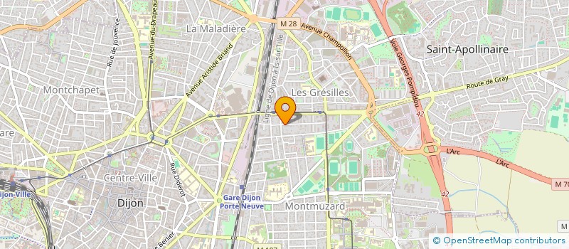 localisation de l'entreprise ARTHESENS à DIJON
