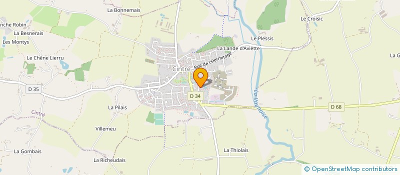 localisation de l'entreprise ARTHEVALEM  CINTRE