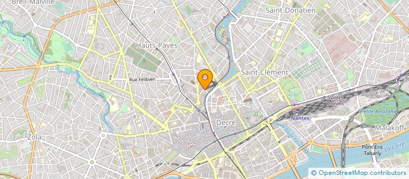 localisation de l'entreprise ARTHEX  NANTES