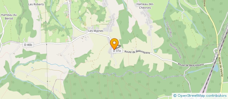 localisation de l'entreprise ARTHFAUST  MONTSEVEROUX