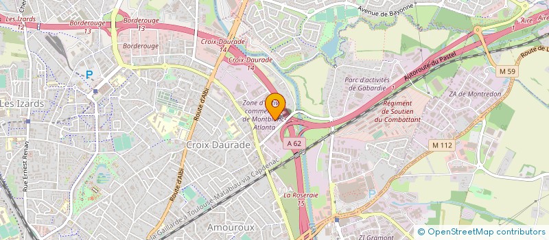 localisation de l'entreprise ARTHI à TOULOUSE