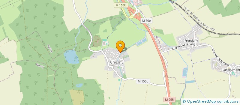 localisation de l'entreprise ARTHICIE  CHESNY