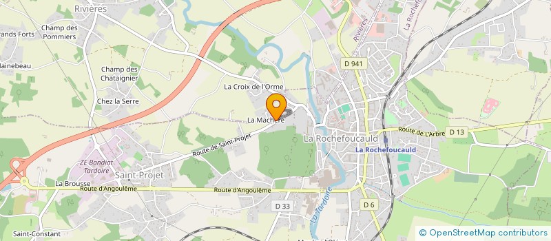 localisation de l'entreprise ARTHICO  LA ROCHEFOUCAULD-EN-ANGOUMOIS