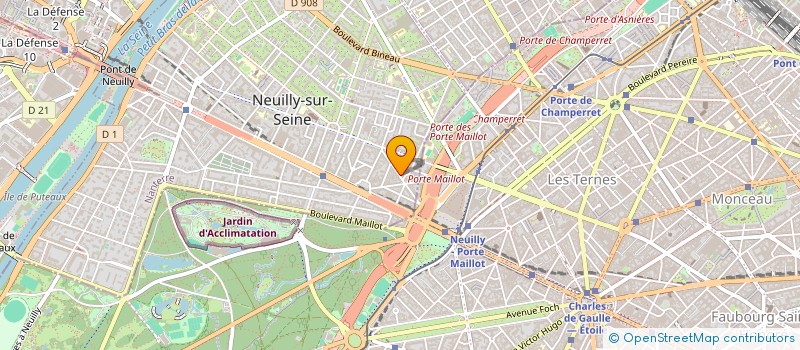 localisation de l'entreprise ARTHIGA à NEUILLY-SUR-SEINE