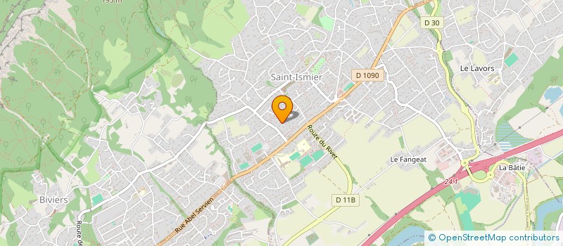 localisation de l'entreprise ARTHISTE à SAINT-ISMIER