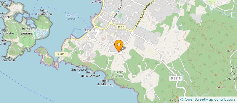 localisation de l'entreprise ARTHIVER à SIX-FOURS-LES-PLAGES