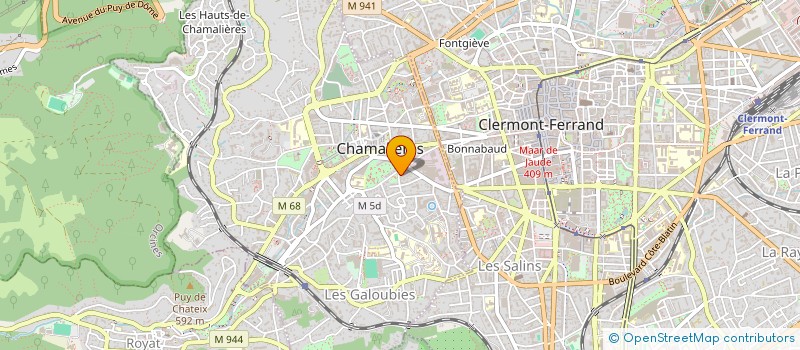 localisation de l'entreprise ARTHOME  CHAMALIERES