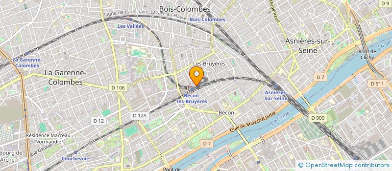 localisation de l'entreprise ARTHOS CONCEPTS à COURBEVOIE