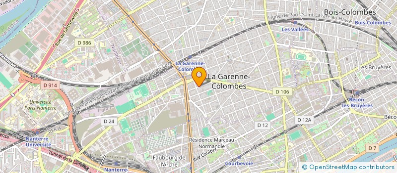 localisation de l'entreprise ARTHOS INSTI RECHE DEVEL ENERG INDIVIDU à LA GARENNE-COLOMBES