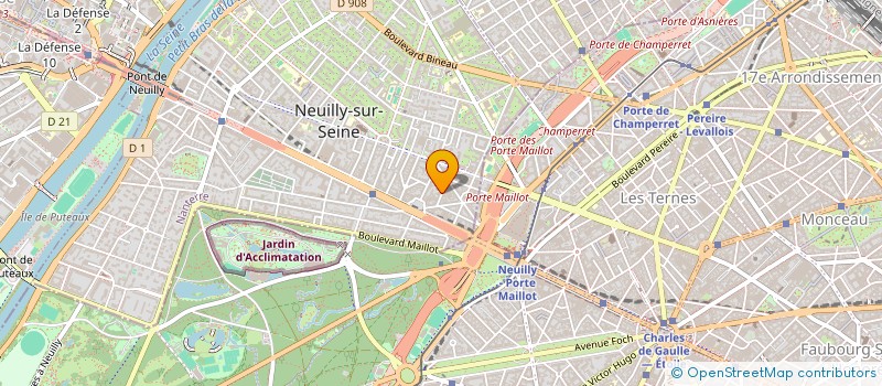 localisation de l'entreprise ARTHRITIS - FONDATION COURTIN à NEUILLY-SUR-SEINE
