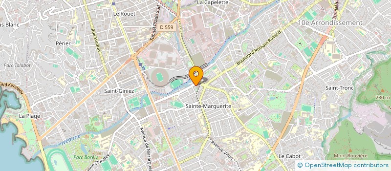localisation de l'entreprise ARTHROCART ARTHROSE GENOU à MARSEILLE