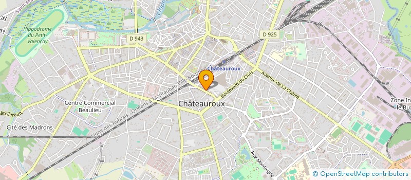 localisation de l'entreprise ARTHROSE à CHATEAUROUX