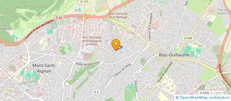localisation de l'entreprise ARTHUIS HOLDING & PARTICIPATIONS à BOIS-GUILLAUME