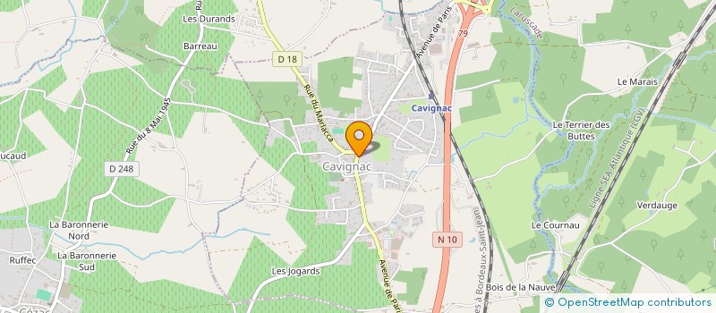 localisation de l'entreprise ARTHUR  CAVIGNAC